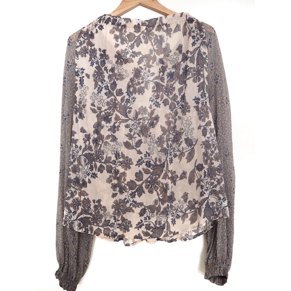 Free People Hendrix Floral Blouse - Picture 4 of 8